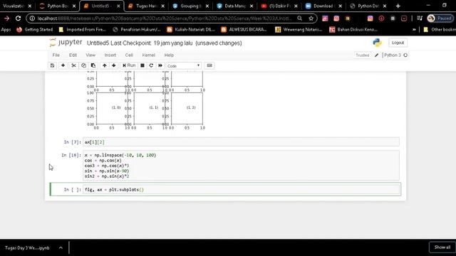 Belajar Data Science Visualisasi Dengan Matplotlib : Multiple Subplots смотреть онлайн