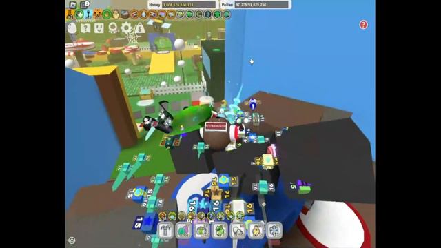 Играю в Bee Swarm Simulator Показал фарм микро конвееров