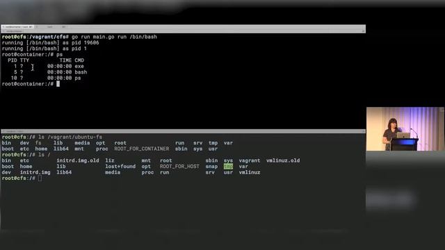 Containers from scratch - Liz Rice - Aqua Security смотреть онлайн