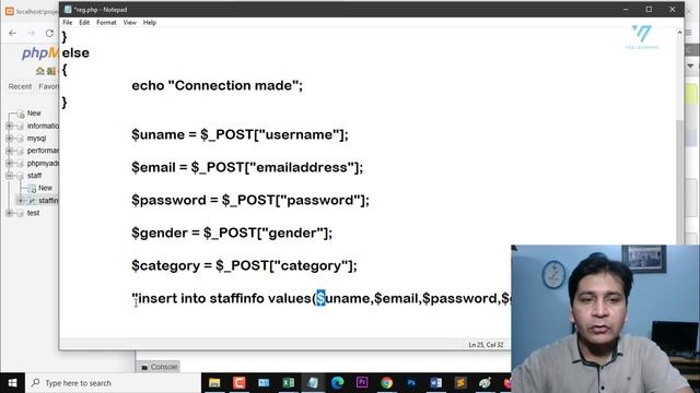 Php Mysqli Complete Project Class 9-Registration Part 7 | vez learning смотреть онлайн