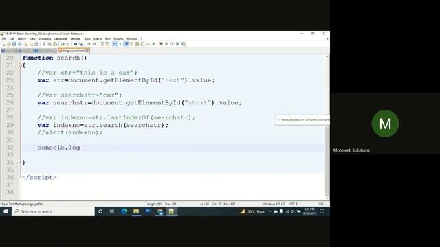 JavaScript - String Functions Part 3 (Manmohan Chahal) смотреть онлайн