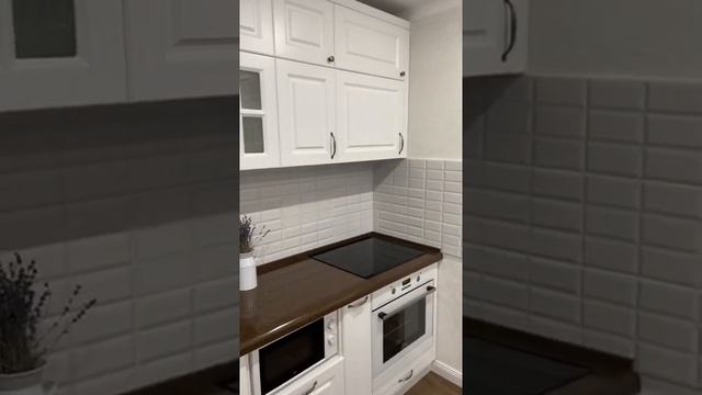 Кухонный гарнитур с крашенными фасадами смотреть онлайн