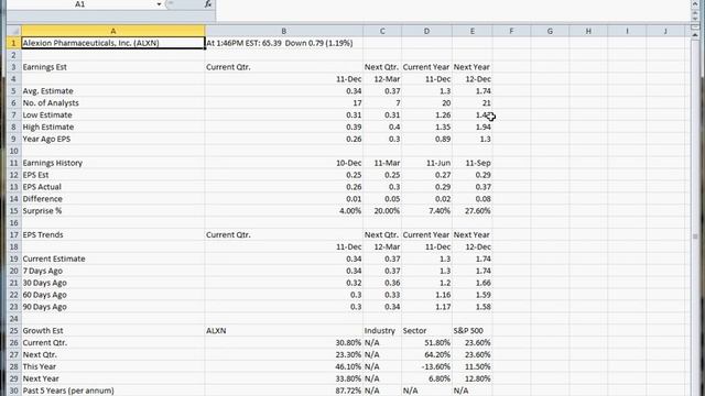 Link Yahoo Stock Page to Excel 2010 Spreadsheet смотреть онлайн