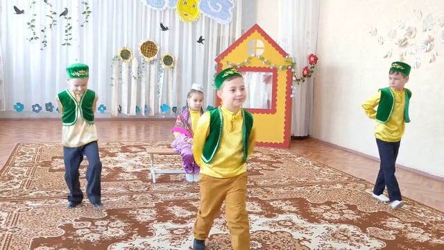 татарский шуточный танец для детей старшей группы с ТНР.