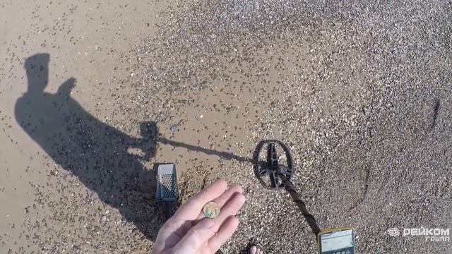Поиск с Garrett Apex по берегу моря