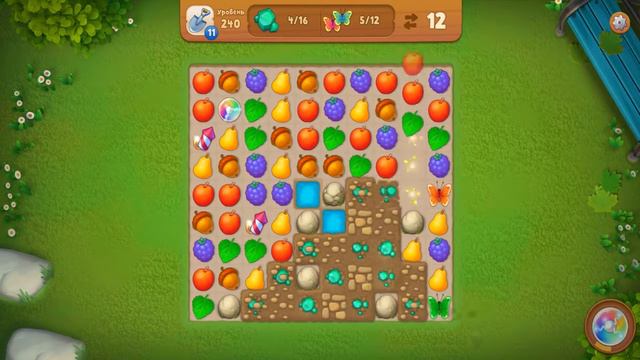 GardenScapes Level 240 Walkthrough смотреть онлайн
