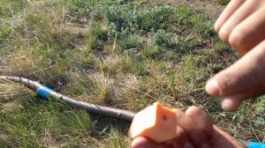 Рыбалка на поплавок. Удочка своими руками. Рыбалка на самодельную удочку.