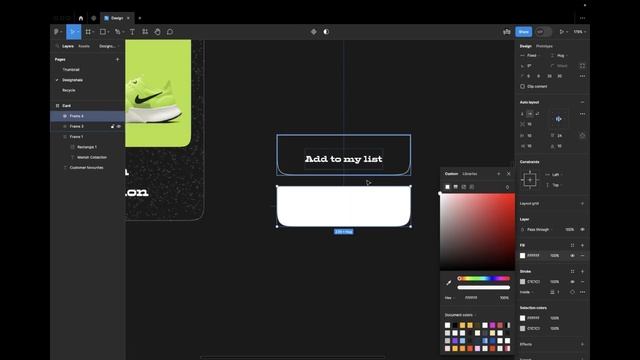 UI card design using NOISE effect - Unscripted | Interaction & Prototype | Figma смотреть онлайн