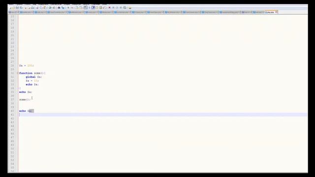 53 - Уроки PHP. Ключевое слово global смотреть онлайн