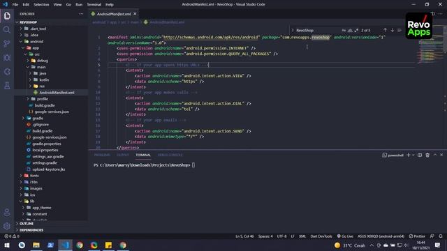 Editar datos de manifiesto de Android Woocommerce Android 05 - Edit Android Manifest Data смотреть онлайн