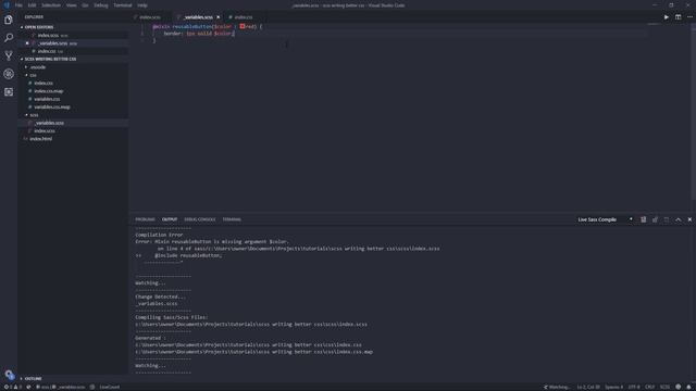 SCSS: Writing Better CSS - Mixins & Inheritance - #03 смотреть онлайн