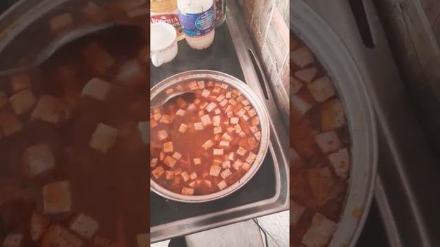 суп с фрикадельками ,ветчиной и галушками