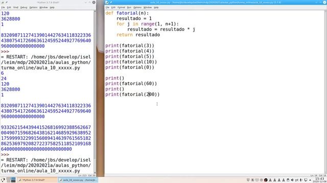 aula 10 recursividade parte 11 5 numeros inteiros em python exemplo смотреть онлайн