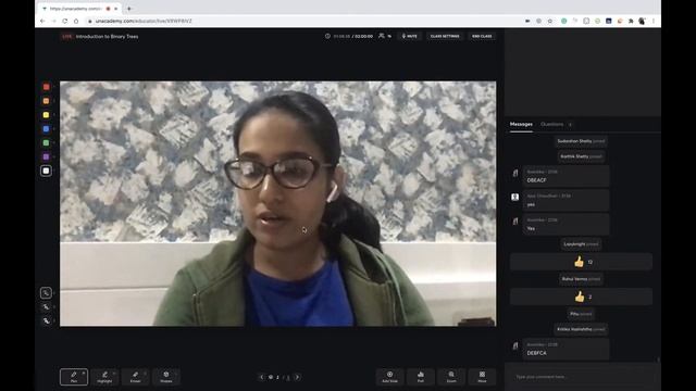 [Unacademy Official Class] Introduction To Binary Trees || Riya Bansal смотреть онлайн