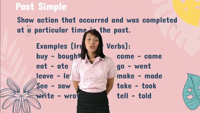 English Grade 3 "Past Simple" Teacher MJ смотреть онлайн