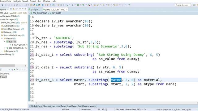 Videos: 3 - SV CDS Queries - Sub String Function смотреть онлайн