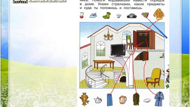 Задание 1 Что окружает нас дома? - Окружающий мир 1 класс (Плешаков А.А.) 1 часть смотреть онлайн