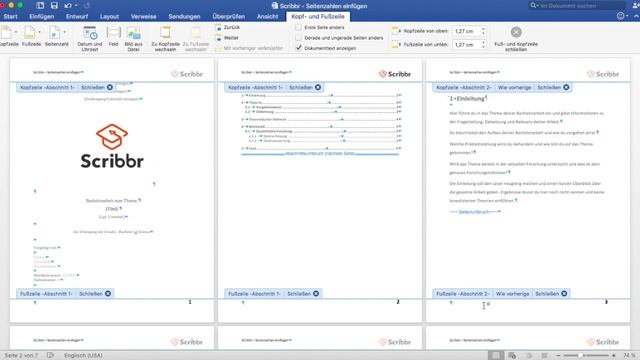 Seitenzahlen in Word ab Seite 3 erstellen – in 2 Minuten | Scribbr ? смотреть онлайн
