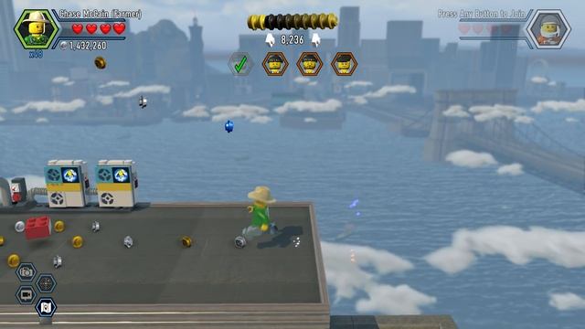 Lego City Undercover PS4 PRO THE ROOFTOPS Walkthrough 100% смотреть онлайн
