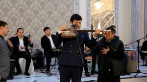 Yahyobek Mo`minov Pop tumanida to`yda