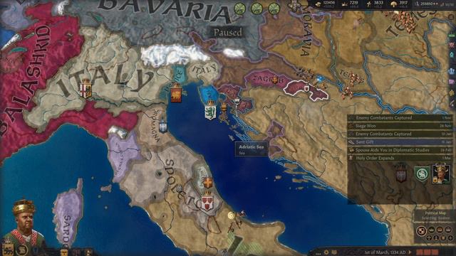 Let's Play Crusader Kings 3| Kingdom of David! | Ep: 84 - Italian Conquest! смотреть онлайн