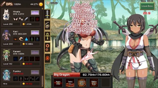 Sakura Clicker - Boss Cheesing. смотреть онлайн