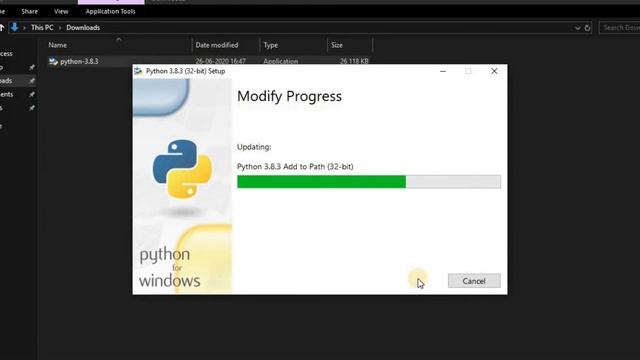 ERROR ] "python" is not recognized as internal or external com .... | Python v3.8.3 Cmd Error Solve смотреть онлайн