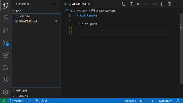 VS Code tips — Adding a git remote смотреть онлайн