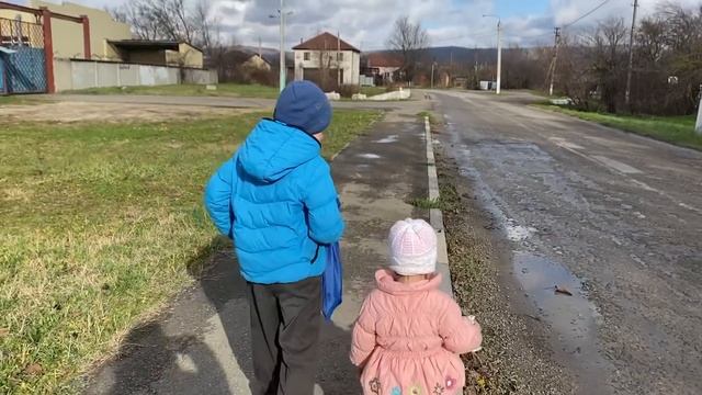 #Натухаевская Днём +14/Вечером ливень/Накануне сильный ветер/Прогулка по станице смотреть онлайн