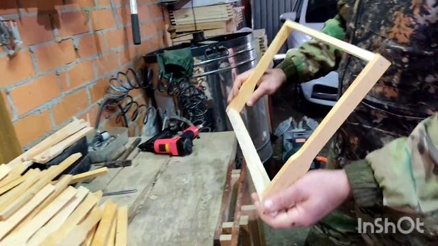 Быстрое и качественное сбивание рамок. Кондуктор для сбивания рамок. Сверление рамок. смотреть онлайн