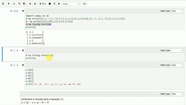 Resolução de sistema com 5 Equações e 5 Incógnitas com Python смотреть онлайн