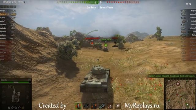 WOT: Steppes - KV-1 - 9 frags - смотреть онлайн