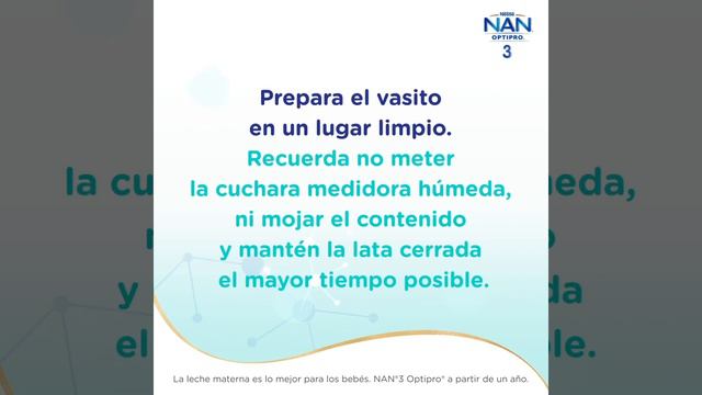 Te enseñamos a preparar un vasito de NAN® 3 OPTIPRO® смотреть онлайн