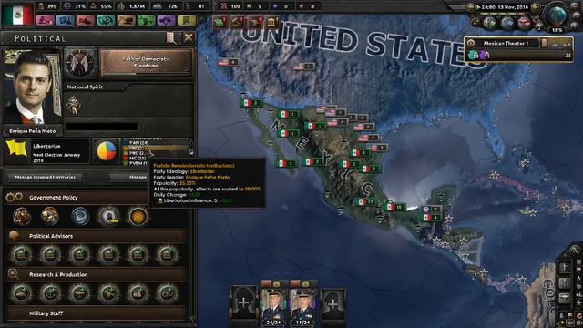 HEARTS OF IRON IV - MEXICO 2018 - Millenium Dawn Mod - Con: Ya Sabes Quien # 1 смотреть онлайн