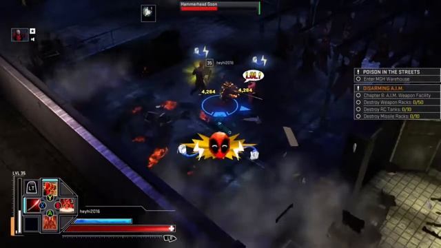 Marvel Heroes Omega Leveling up Deadpool смотреть онлайн