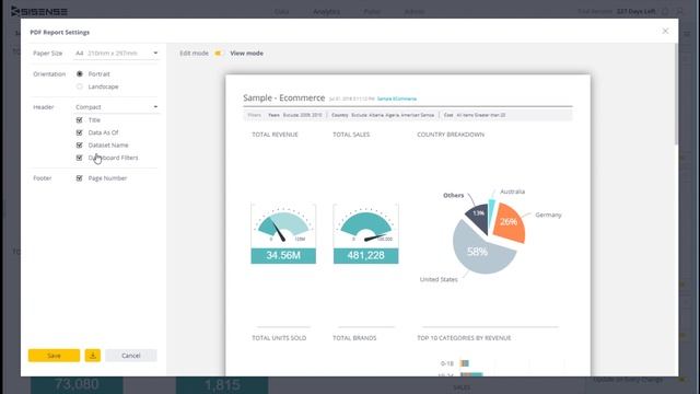 Exporting Dashboards to PDF | Sisense Tutorials: Embedded Analytics смотреть онлайн