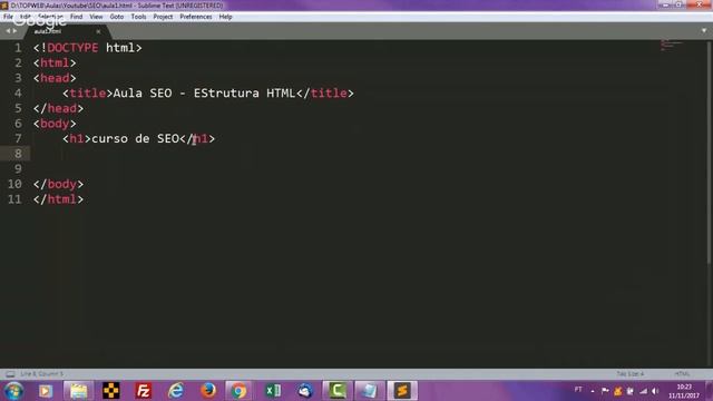 Dicas de SEO 1 - Estrutura HTML смотреть онлайн