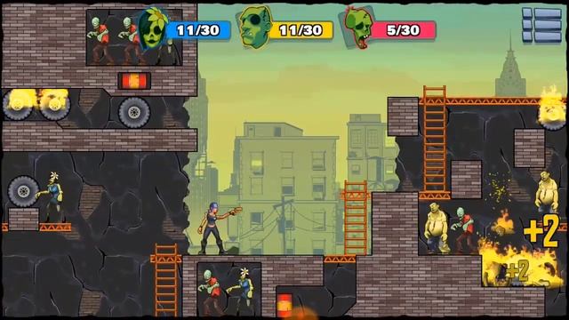 Stupid Zombies 3 Walkthrough Level 63 смотреть онлайн