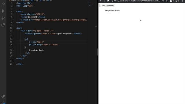 #1 - AlpineJS Tutorial - Getting started with Alpine.js | Crash course for beginners смотреть онлайн