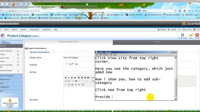 How to create Categories, Sub-Categories and Product Upload in India Orchard смотреть онлайн