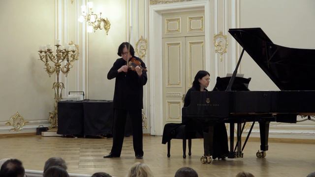 Maxim FEDOTOV violin - Galina PETROVA piano SCHUBERT Duo for violin and piano in A Major. SPb Phila смотреть онлайн