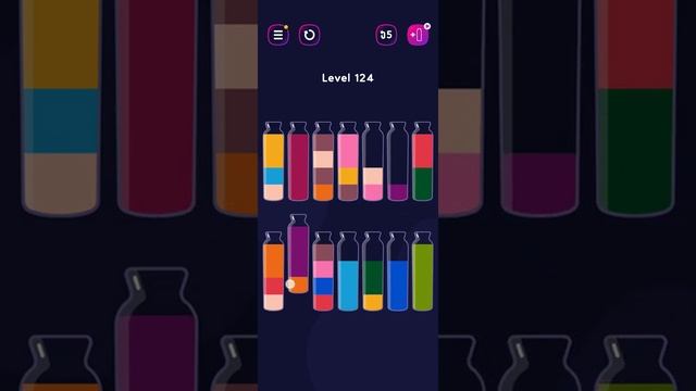 Get Color Bottle Game level 124 #shorts #pggaming смотреть онлайн