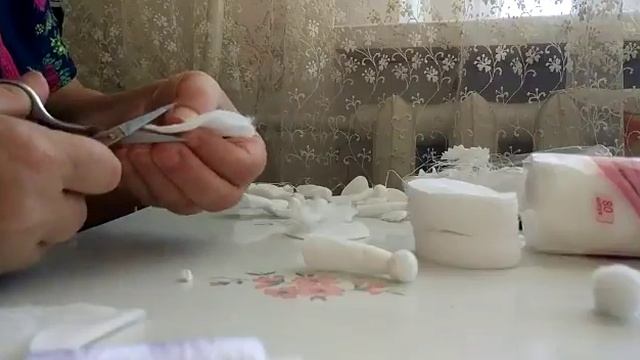 Ангелочки своим руками из ватных дисков! Легко! смотреть онлайн