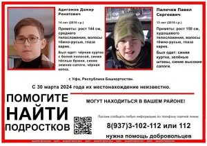 Загадочно пропавшие в Уфе. Дамир Адиганов и Павел Паличев