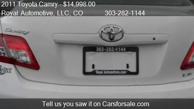 2011 Toyota Camry LE 6-Spd AT - for sale in Englewood, CO 80 смотреть онлайн