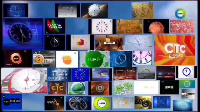 Сборник заставок Часы в одном экране №4. Collection of screensavers Clock in one screen №4. смотреть онлайн