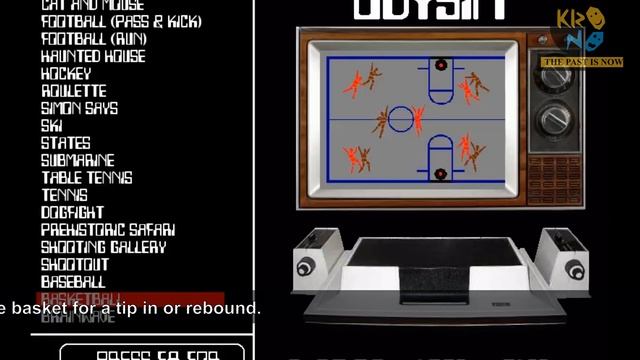 Basketball MAGNAVOX ODYSSEY (1973) смотреть онлайн