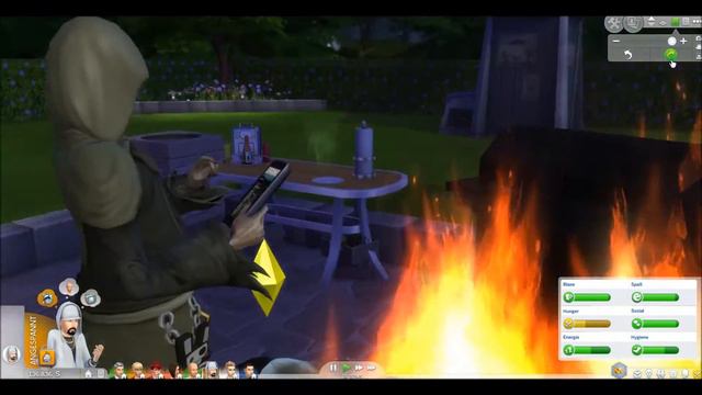 Der Feuertod - Vernichtung durch Feuer - #2 Die Sims 4 - Let's play - Death Challenge смотреть онлайн