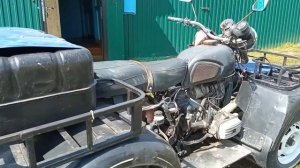 САМОДЕЛЬНЫЙ КВАДРОЦИКЛ ИЗ УРАЛА