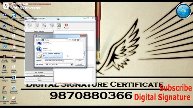 Import Digital Signature смотреть онлайн